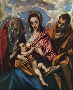 El Greco Holy Family painting